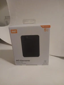 Western Digital Elements 5TB (WDBU6Y0050BBK-WESN) External Hard Drive - Picture 1 of 7
