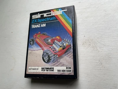 CARTUCHO SINCLAIR ZX Spectrum 'TRANZ AM' Rom 16k/48k Ram en caja P+P gratis - Imagen 1 de 2