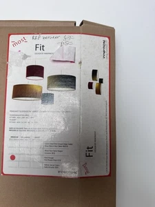 Rare New Innermost Fit Medium Pendant Lamp Shade Red - Picture 1 of 4