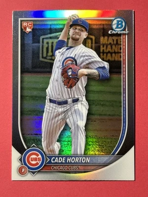 2025 Bowman Chrome Cade Horton #10 Rookie Red Redemption Refractor - Image 1 of 2