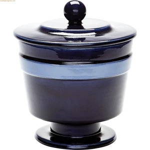 Navy and Denim Polar Vase Medium - Picture 1 of 5