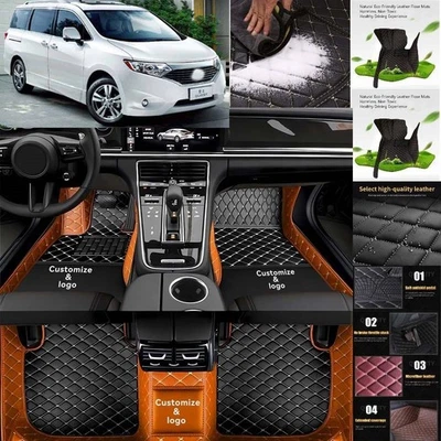 For Nissan Quest Car Floor Mats Custom Waterproof Luxury Carpets Auto Liner - Изображение 1 из 4