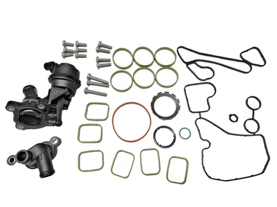 Original Audi - Regelventil A6, A8, Q5 mit Dichtungen für Ölkühler 059121737AM - Bild 1 von 4