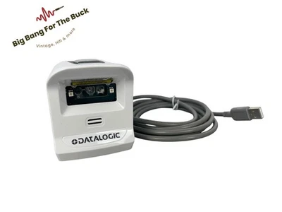 Datalogic Gryphon GPS4400 4490 2D Barcode Scanner USB Tischscanner weiß geprüft - Bild 1 von 4