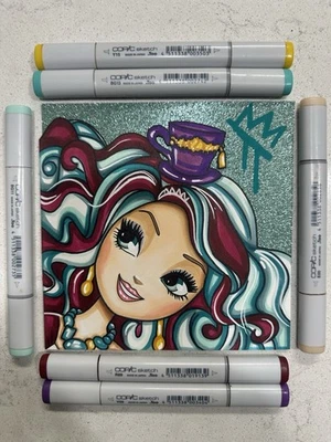 Dibujo Ever After High Madeline Hatter 6x6 Foto 1 de 4