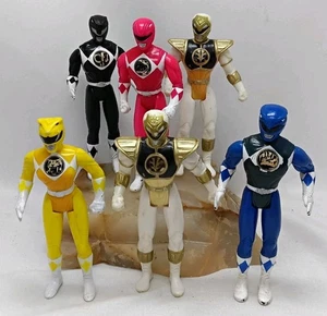 Vintage 1995 Saban Menge 6 Mighty Morphin Power Rangers 4" Mini Actionfiguren - Bild 1 von 11