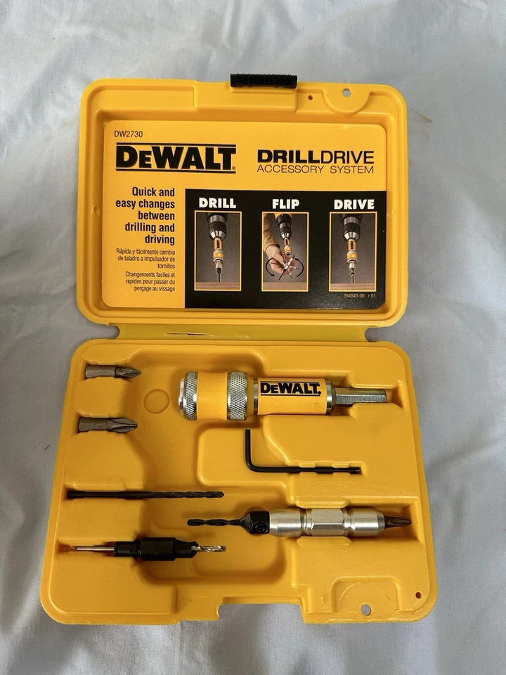 Dewalt DW2730 Drill Driver DrillDrive Accessory System 8 Pieces 5/16" Shank - Image 1 of 1