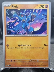 Juego de cartas coleccionables Pokémon Riolu 050/131 - S&V Prismatic Evolutions - Imagen 1 de 1