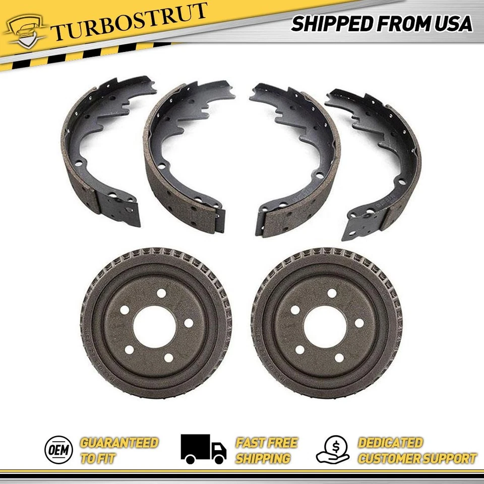 Kit de tambores de freno y zapatas de freno traseras OE para Chevrolet G10 1976 6,6 L Foto 1 de 4