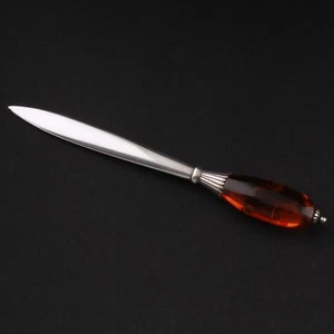 GEORG JENSEN Sterling Brieföffner # 202. Silber. Oscar Gundlach-Pedersen. - Bild 1 von 5