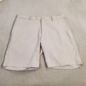 Peter Millar Shorts Herren 34 beige Chinohose Performance Flatfront leicht Golf - Bild 1 von 8