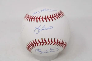 Yogi Berra PSA/DNA Auto Signed Baseball Ivan Rodriguez Gary Carter Mike Piazza - Picture 1 of 8