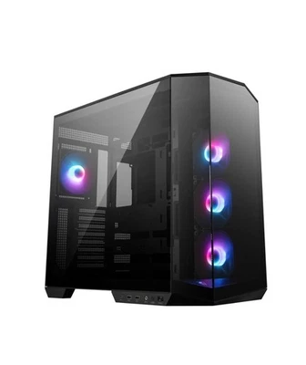 MSI MAG PANO 100R PZ Project Zero Mid Tower ATX Gaming Case, Tempered Glass - Image 1 of 4