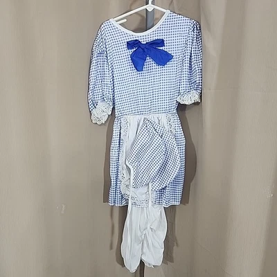 Costume Bo Peep Country Girl Kids Dress W/Apron, Hat, Pantaloons Forum NEW - Image 1 of 4