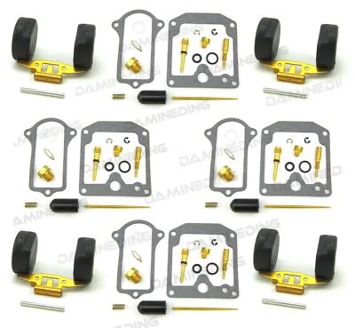 4X Kit de reconstrucción de carburador de lujo Junta de chorro KZ900 KZ 900 900B LTD con enchufe carburador flotador Foto 1 de 4