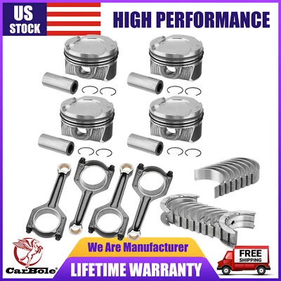 Para BMW 125i 320i 328i 428i 528i 2.0 Turbo Motor Reconstrucción Revisión Kit Con Varillas Foto 1 de 4