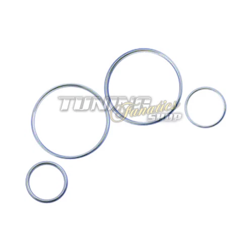 Set Di Anelli Per Tachimetro In Cromo Per Opel Astra G / Zafira A - Immagine 1 di 1