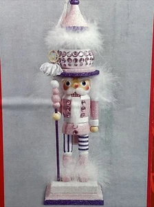 Cascanueces Kurt Adler Hollywood Rosa Ballet Cetro Navidad Cascanueces 15" NUEVO - Imagen 1 de 10