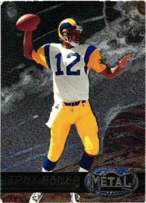 1997 Metal Universe Tony Banks #7 - Rams - Image 1 of 2