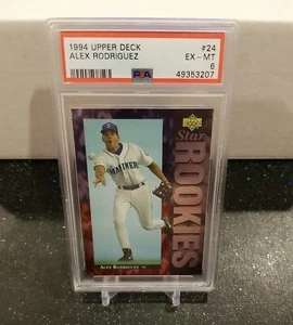 1994 Upper Deck #24 Alex Rodriguez ROOKIE RC PSA 6 FREE SHIPPING - Picture 1 of 5