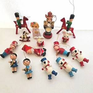 Vintage Weihnachtsschmuck Menge 15 großartig wie es ist oder als Restaurierungsprojekt! - Bild 1 von 13