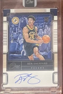 2023-24 One & One Silver Ben Sheppard Rc Rookie Auto Autograph Pacers #/99 - Picture 1 of 1
