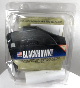 Blackhawk! Serpa concealment holster RH Ruger SR9 #41 matte black finish - Picture 1 of 24
