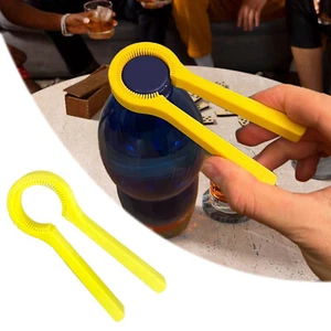 2.94cm Round Bottle Cap Opener Groove Pattern Handle Clamp Opening Tool NEW - Picture 1 of 6