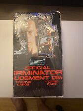 Impel 1991 Official T2 Terminator Judgment Day Trading Card Factory Sealed Box
