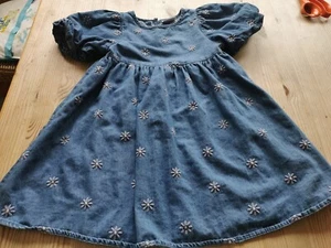 girls denim dress age 5 - Picture 1 of 5