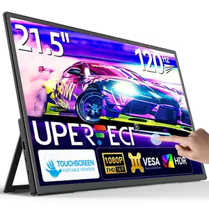UPERFECT 21.5" Touchscreen Monitor 120Hz Gaming Monitor 1080P Portable Display - Picture 1 of 12