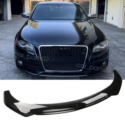 Black Front Bumper Lip Spoiler Splitter Body Kits For Audi A8/S8 A7 S7 C7 4G Foto 1 de 4