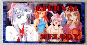 Memory Card Official Sticker ETERNAL MELODY Japanese PlayStation 1996 - Picture 1 of 1