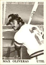 1975 Shreveport Captains TCMA #16 Max Oliveras Utility Player - NM Baseball Card