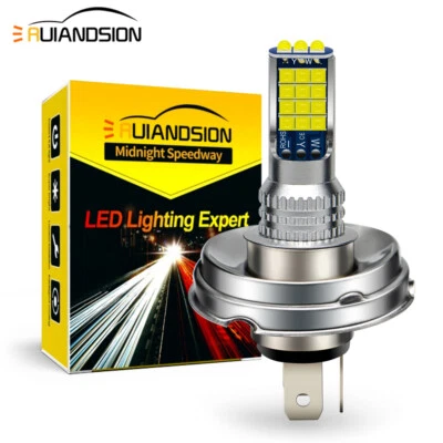 RUIANDSION 1pz Lampade H5 12V P45T R2 Bianco 6000K Autogamma per Fiat Uno Ritmo Panda