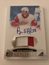 NHL Card, Ryan Kuffner, Rookie Car/Materials xxx/249, The Cup 2019-20, Detroit 