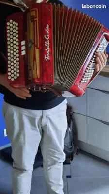 Ancien Accordéon Fratelli Crosio Fabriqué À Stradella ITALIE - Photo 1/3