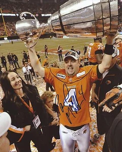 Paul McCallum Signed 8x10 Photo BC Lions Grey Cup Autographed COA - Picture 1 of 1