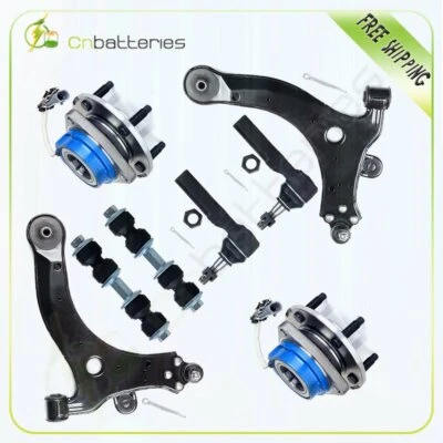 8Pcs Front Wheel Bearing Control Arm Kit For Chevrolet Impala Monte Carlo Buick - Image 1 of 4