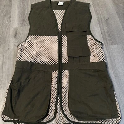 Bob Allen Mesh Vest Medium Large green hunting fishing T4 - Image 1 of 4