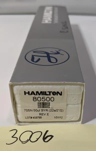 Jeringa Hamilton 705N 50μL calibre 22s 2" aguja PS2 PN 80500 NUEVA (Otra) - Imagen 1 de 4