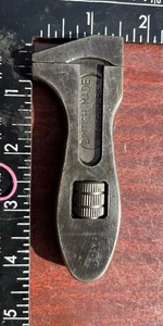 KING DICK British made verstellbarer Schraubenschlüssel 4" Träger 🇬🇧 Vintage altes Werkzeug - Bild 1 von 4