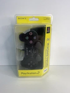 Sony PlayStation 2 Black Controller New And Sealed PS2 Genuine DualShock 2 - Bild 1 von 4