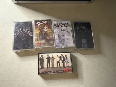 Hard Rock Cassette Lot 90's Steelheart, Savatage, Babylon AD, Queensryche & Huey Foto 1 de 3