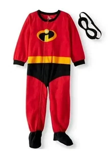 Disney Pixar Increíbles 2 Unisex Niños Body Suit Pijama con Máscara 3T - Imagen 1 de 4
