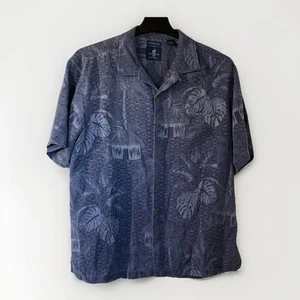 Camisa Caribbean Joe Is Land Supply Co. Para Hombre Lavable Seda Botón Frontal Talla XL - Imagen 1 de 3