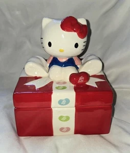 Sanrio Hello Kitty Keramik Bonboniere Gelee Bauch limitierte Auflage Glas Geschenk - Bild 1 von 12