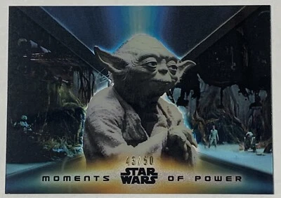 2015 Topps Star Wars High Tek Moments of Power /50 YODA - Image 1 of 2