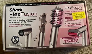 Shark FlexFusion Hair Dryer with Fusion Hair Brush, Ceramic Air Styler Open Box - Picture 1 of 2