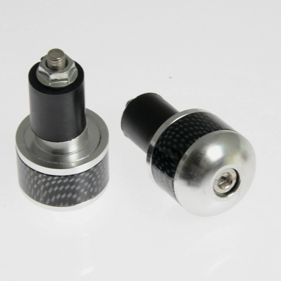 Contrappesi Stabilizzatori Bilancieri Manubrio Scooter Moto Universali  Cromo - Immagine 1 di 1